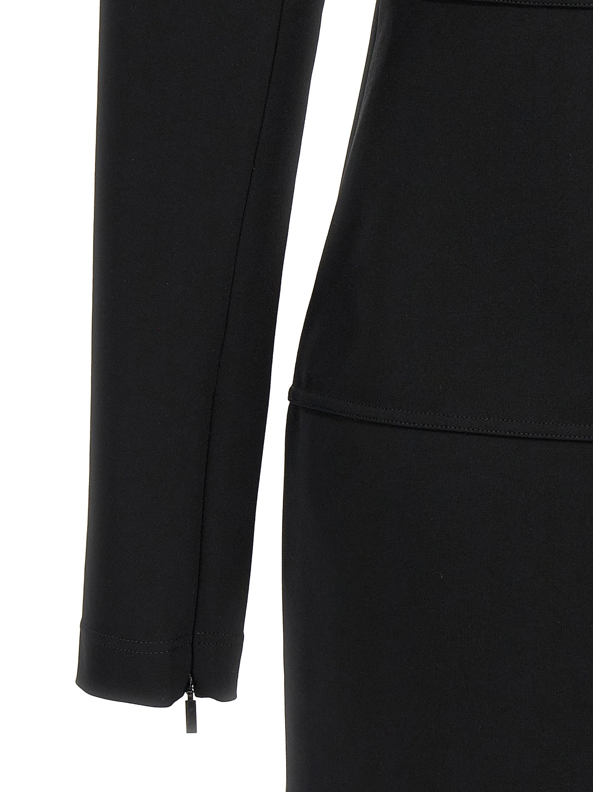 Fendi Black Viscose Midi Dress
