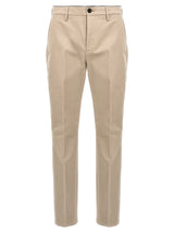 Department 5 Idol Beige Cotton Casual Pants for Men