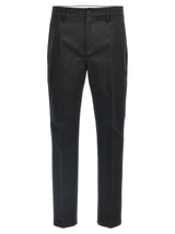 Department 5 Idol Black Cotton Casual Pants for Men