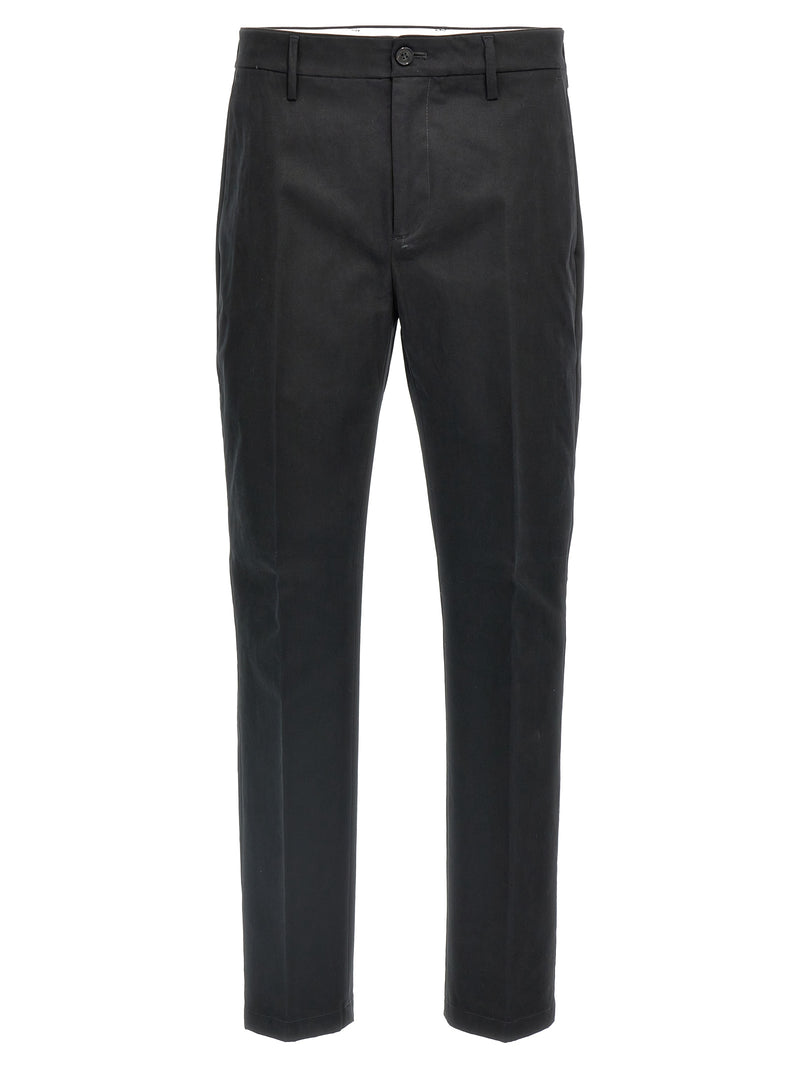 Department 5 Idol Black Cotton Casual Pants for Men