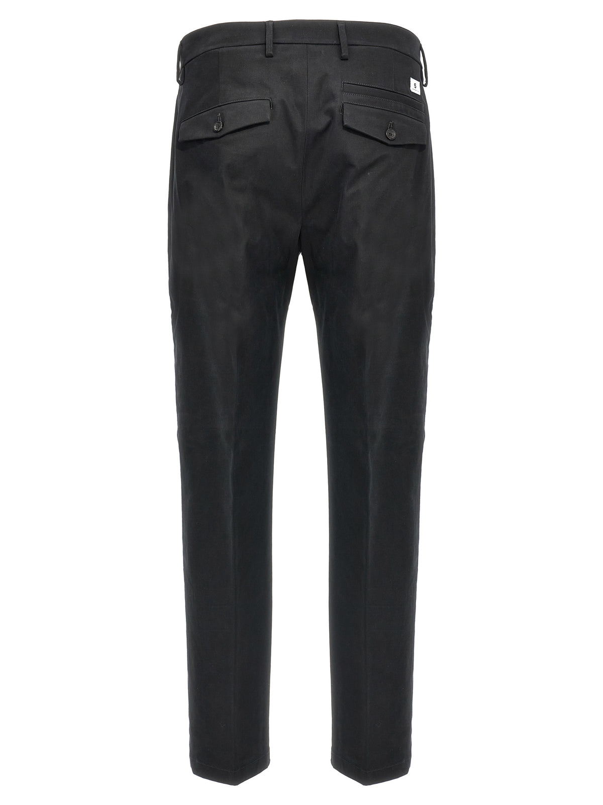 Department 5 Idol Black Cotton Casual Pants for Men