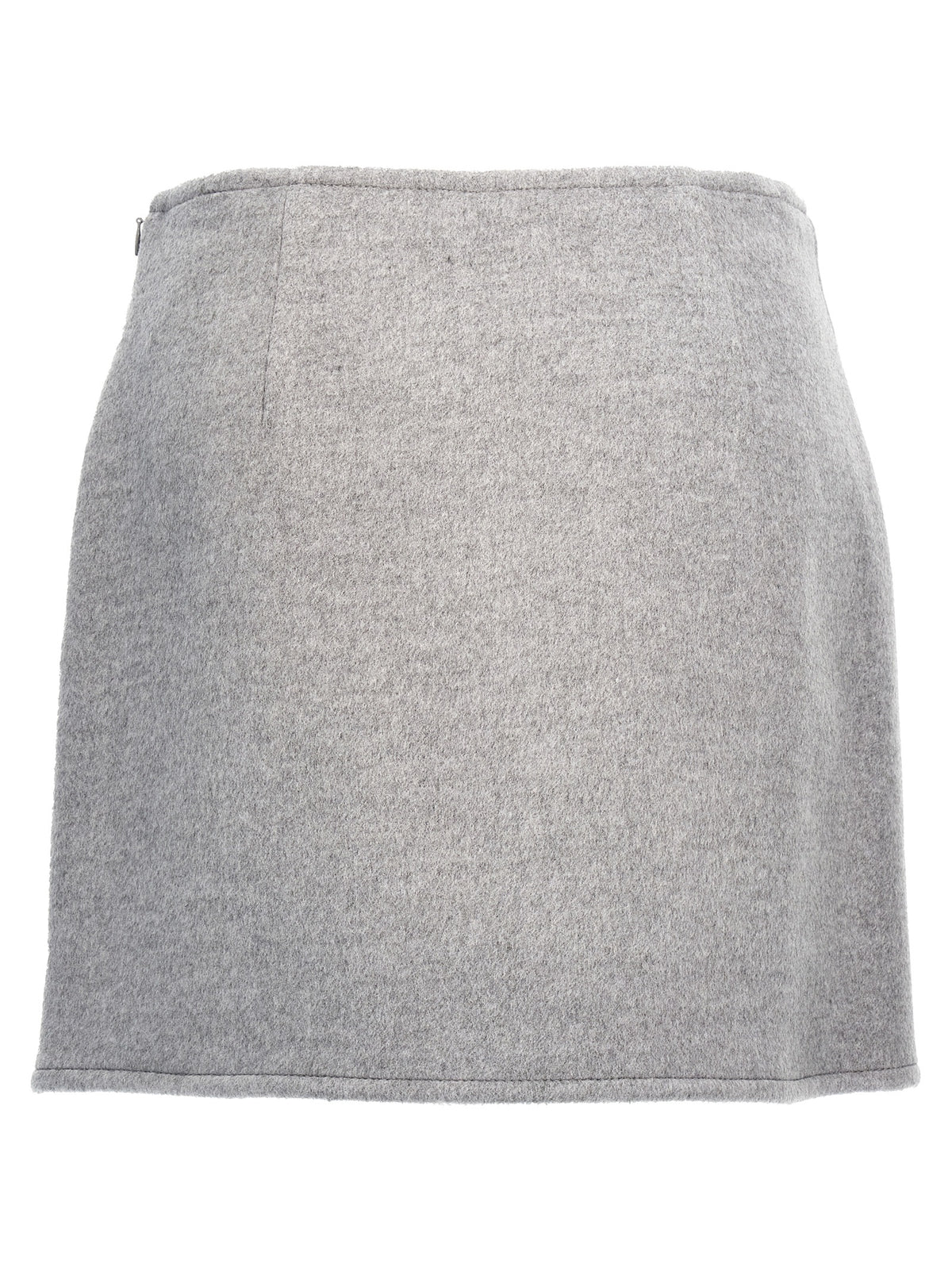 Tory Burch Gray Wool Long Skirt - Elegant & Versatile