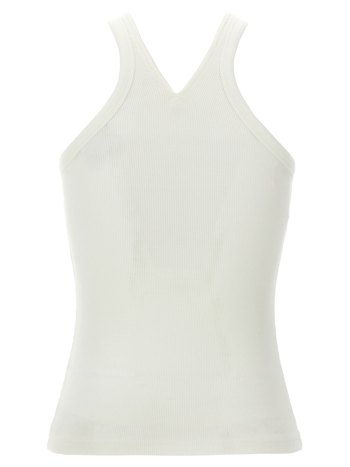 Courrèges ‘Criss Cross 90’s’ White Cotton Tank Top