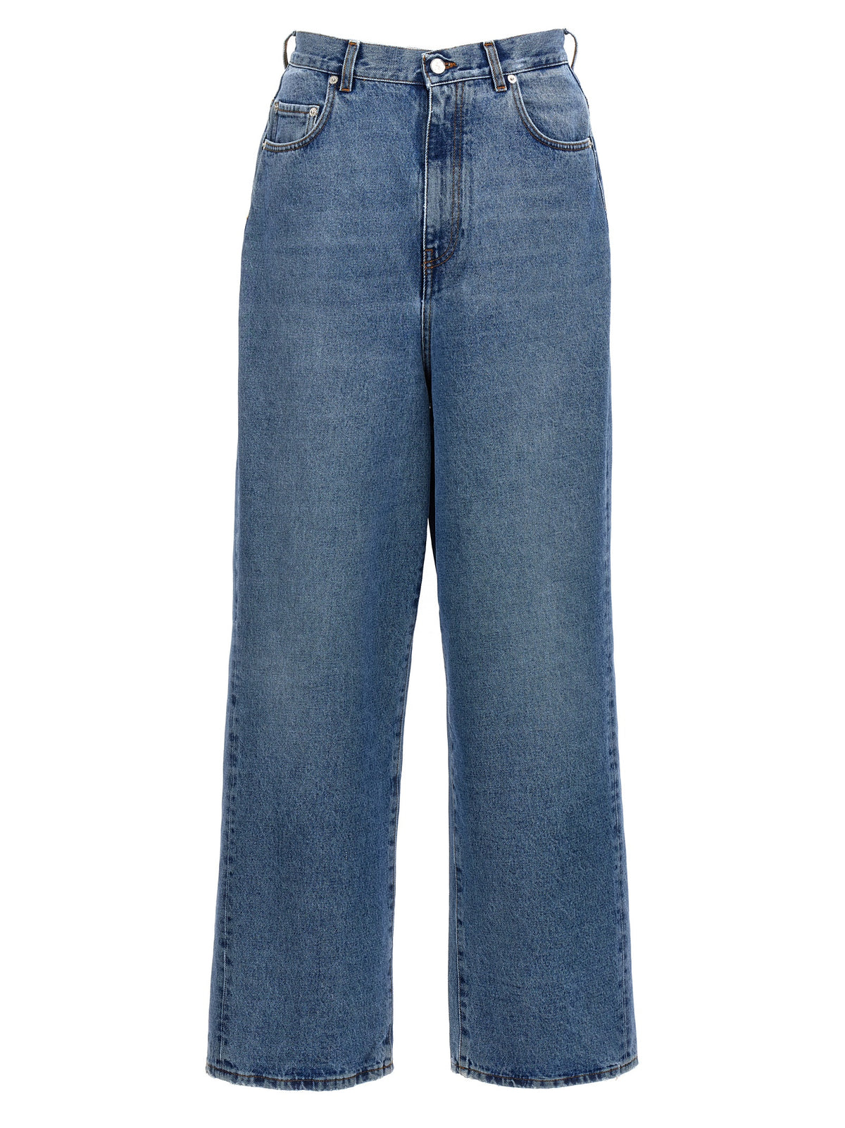 SÉFR Blue Cotton Jeans Denim - Disco Cut Style