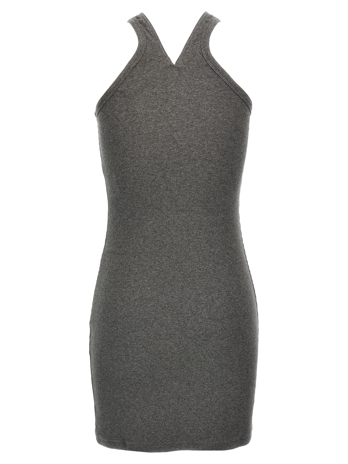 Courrèges Criss Cross 90’s Mini Dress in Gray