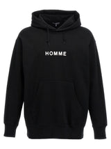 Comme Des Garçons Black Cotton Sweatshirt - Edgy Style Statement