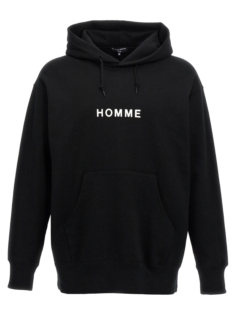 Comme Des Garçons Black Cotton Sweatshirt - Edgy Style Statement
