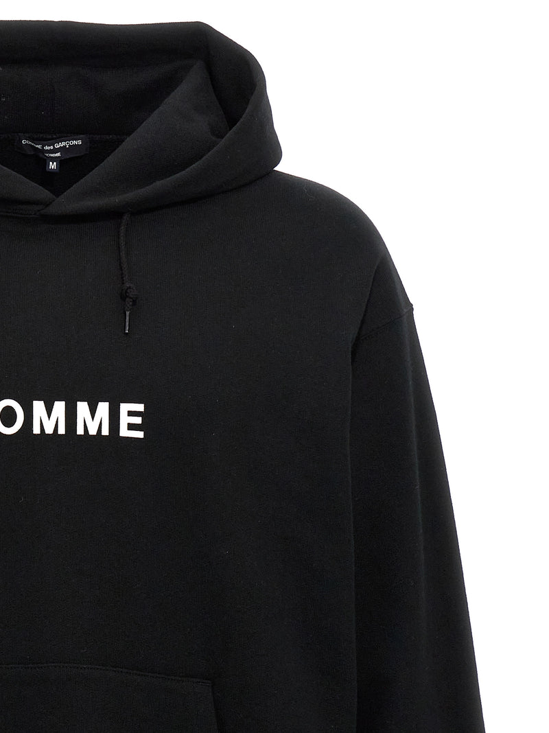 Comme Des Garçons Black Cotton Sweatshirt - Edgy Style Statement