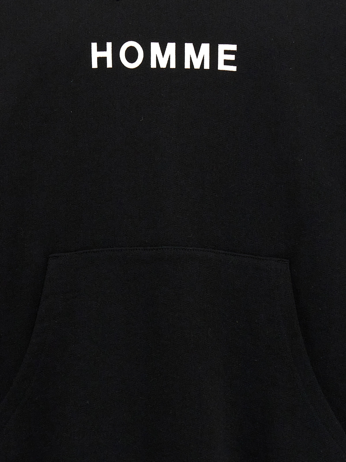 Comme Des Garçons Black Cotton Sweatshirt - Edgy Style Statement