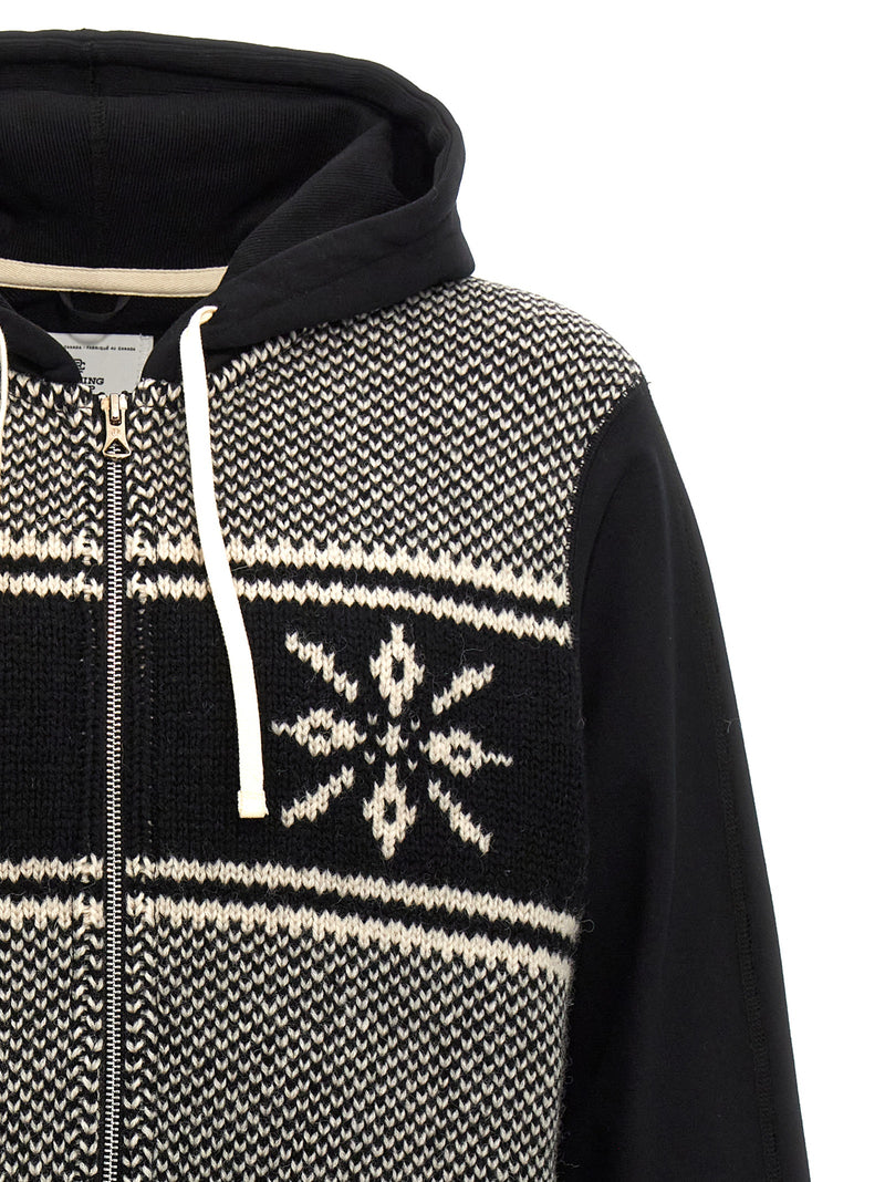 Junya Watanabe Bicolor Cotton Sweatshirt - Stylish Urban Layer