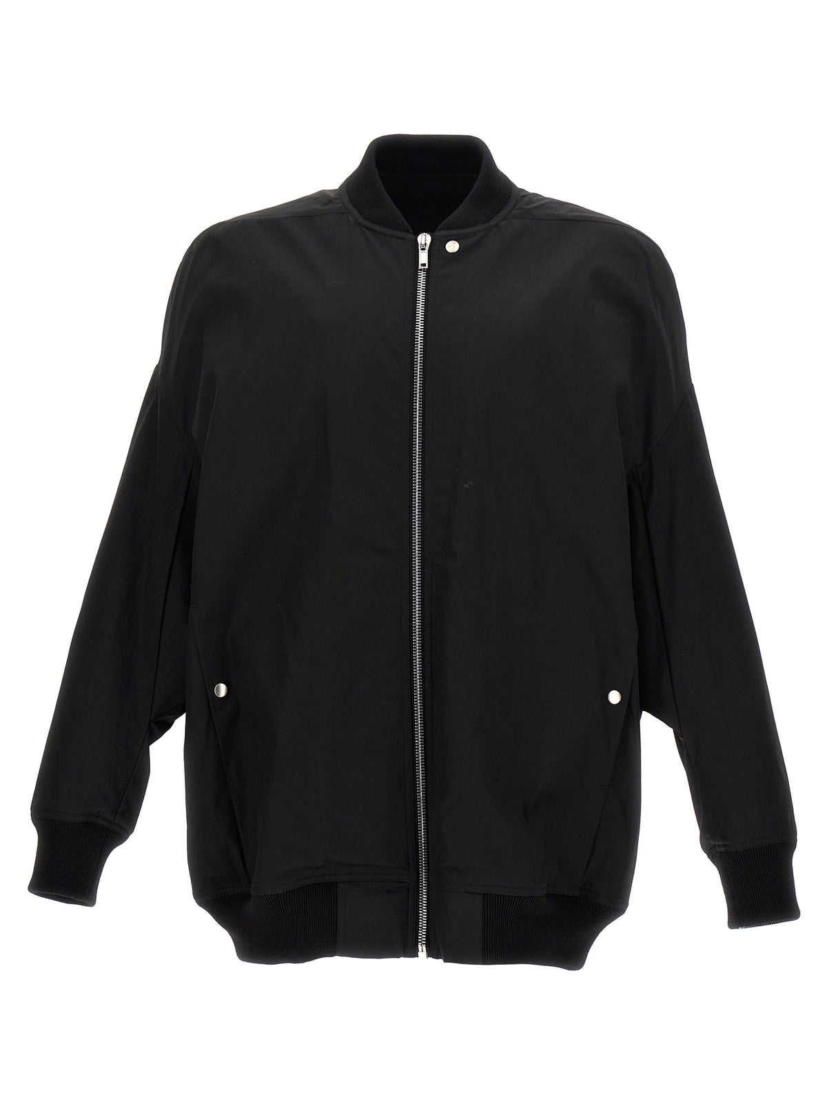 Rick Owens Jumbo Peter Flight Black Nylon Bomber Jacket