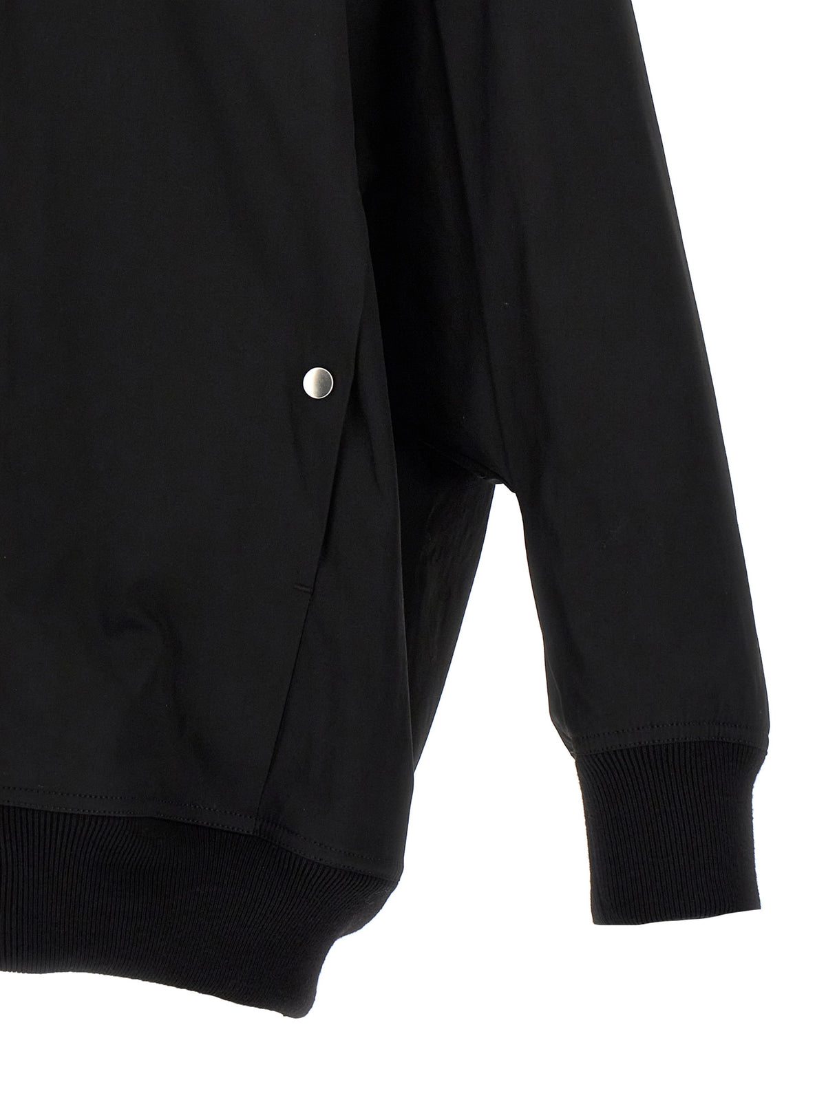 Rick Owens Jumbo Peter Flight Black Nylon Bomber Jacket