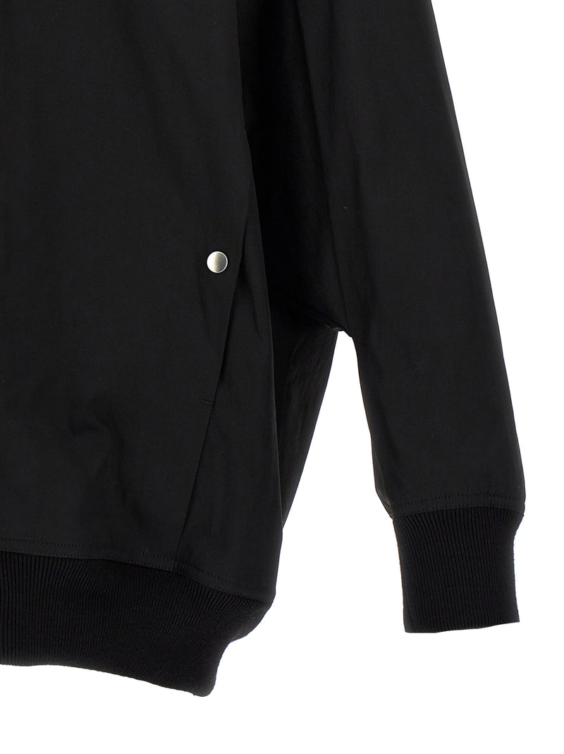 Rick Owens Jumbo Peter Flight Black Nylon Bomber Jacket