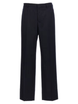 CELLAR DOOR Blue Polyethylene Casual Pants for Men