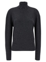 Burberry Gray Wool Cardigan for Women