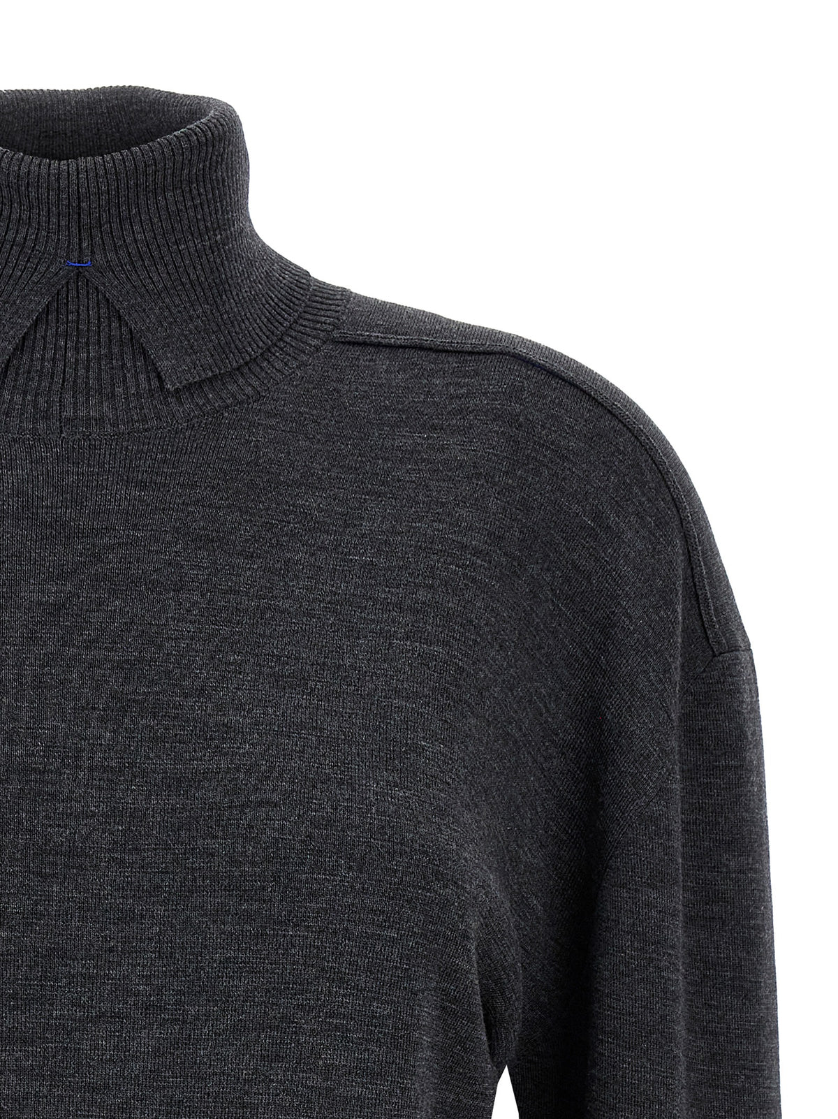 Burberry Gray Wool Cardigan for Women