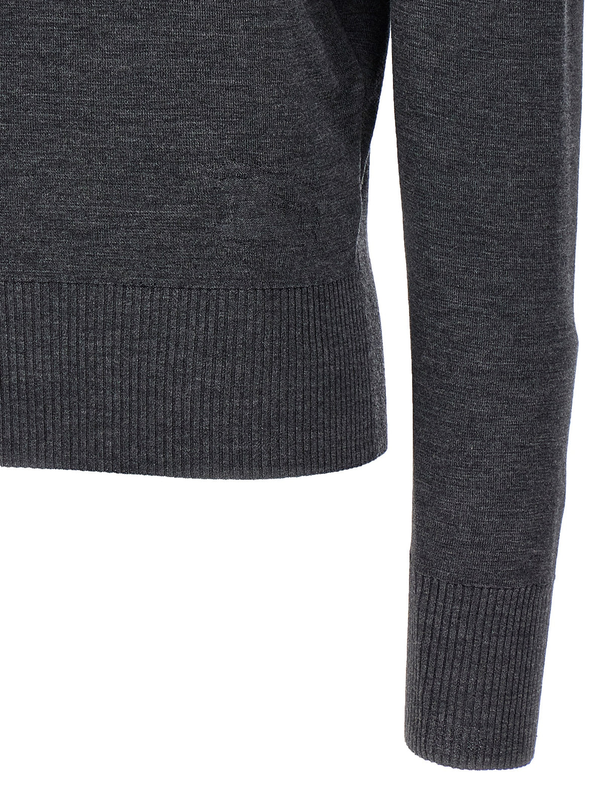 Burberry Gray Wool Cardigan for Women