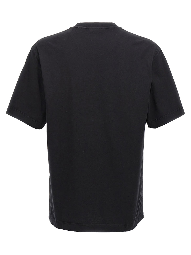 Burberry Black Cotton T-Shirt for Men