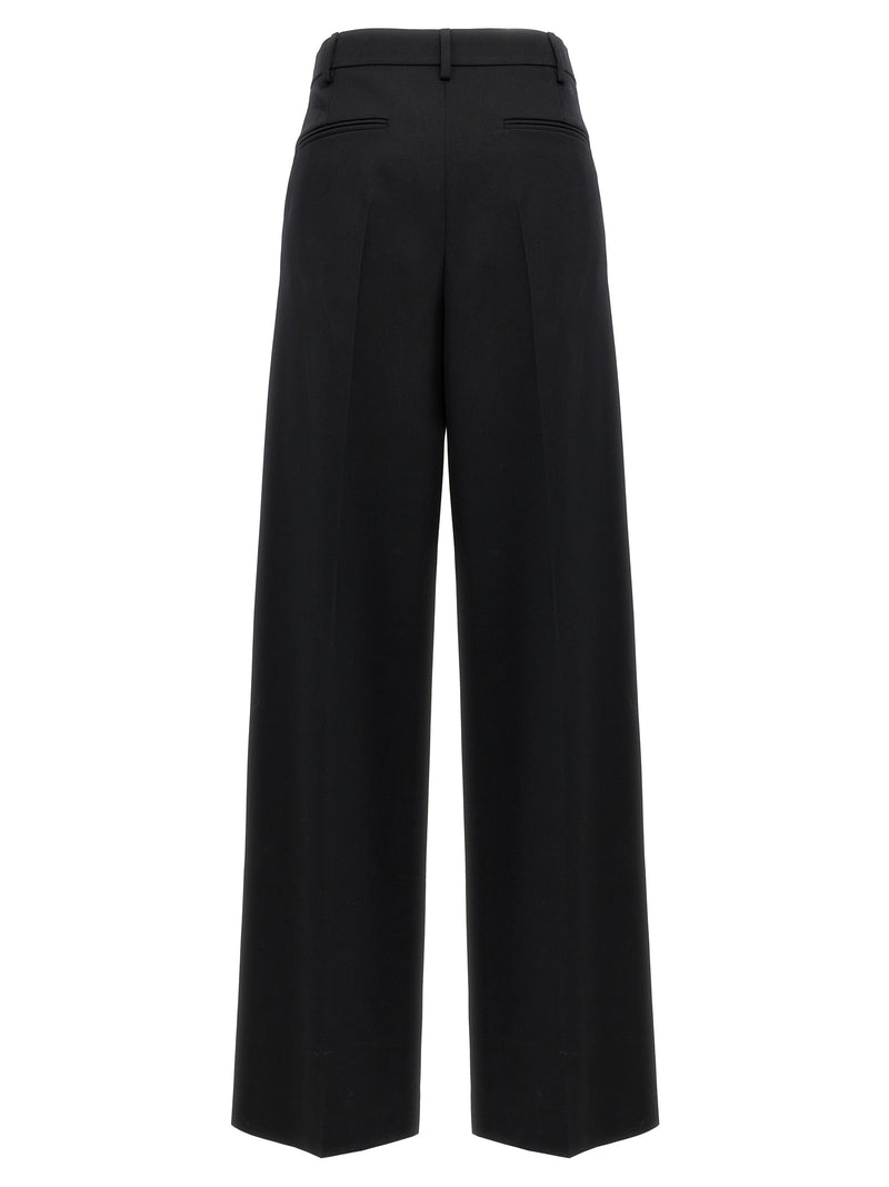 Valentino Garavani Black Virgin Wool Dress Pants