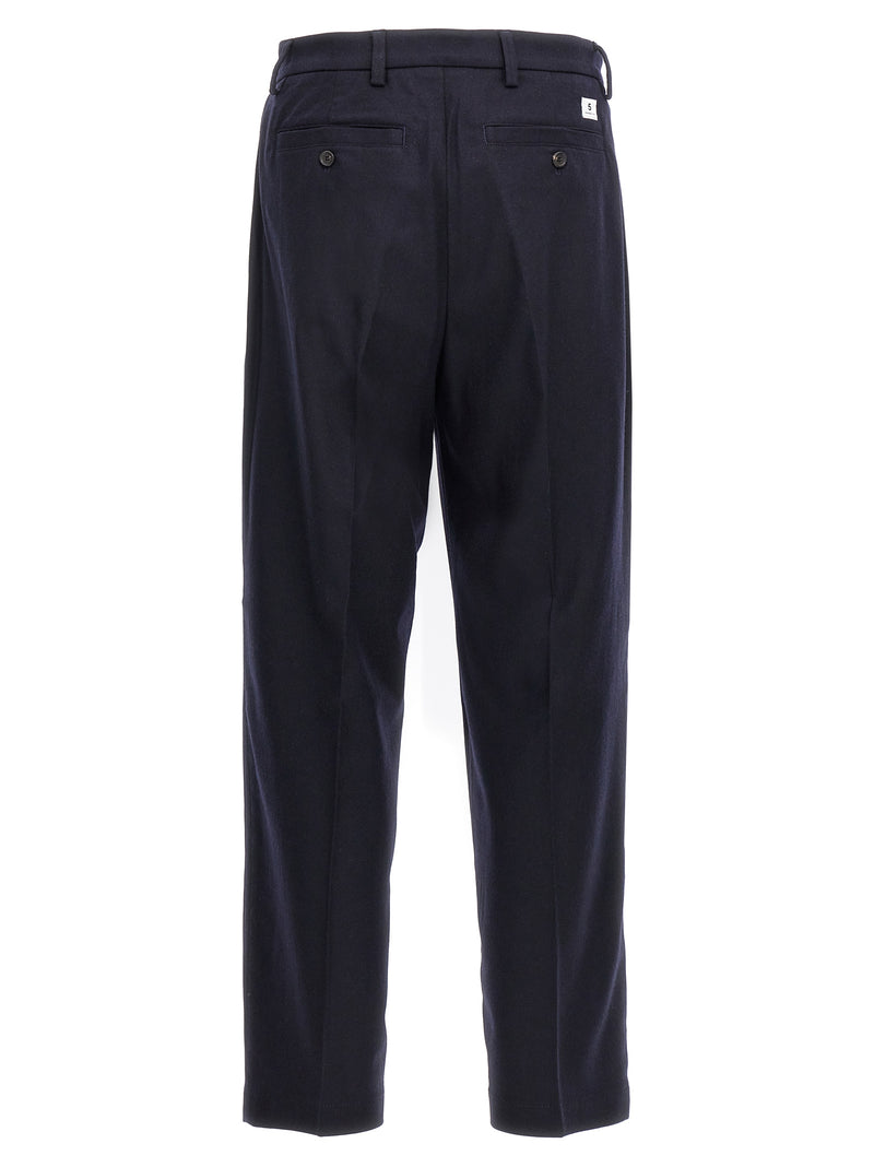 Department 5 Gin Blue Wool Dress Pants for Men