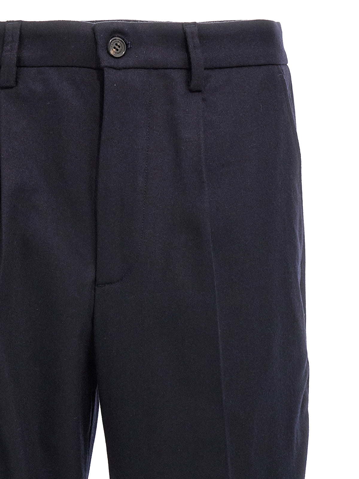 Department 5 Gin Blue Wool Blend Dress Pants for Men