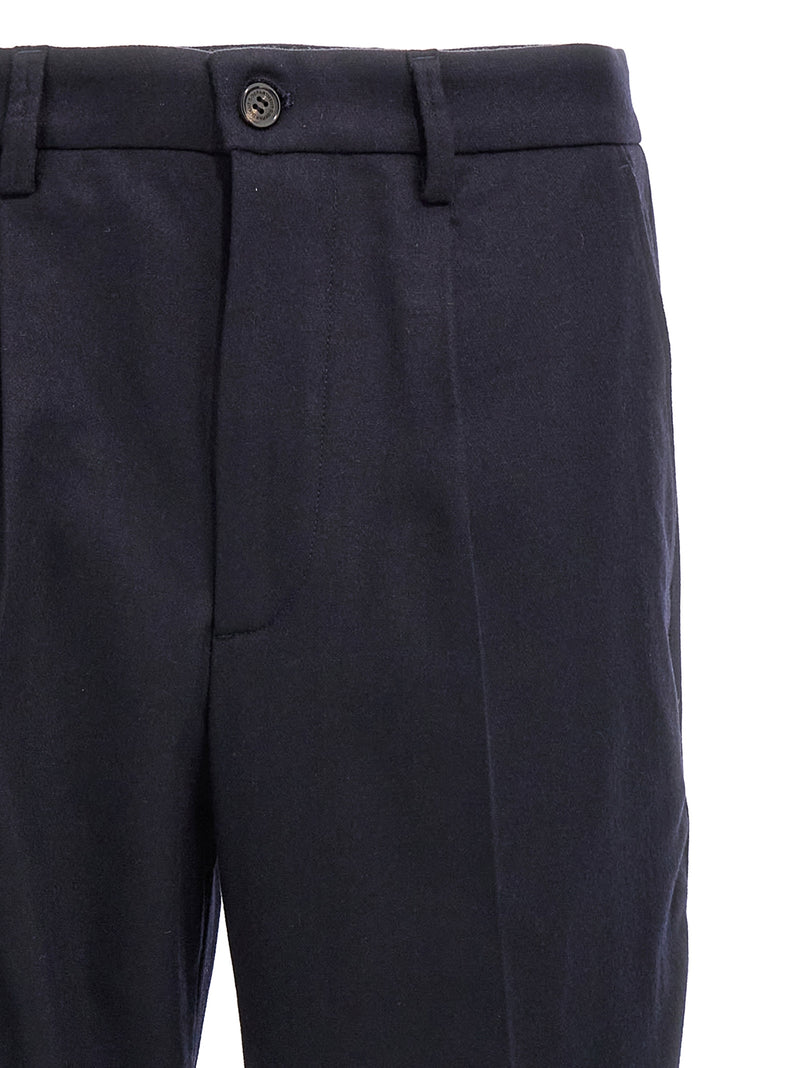 Department 5 Gin Blue Wool Dress Pants for Men