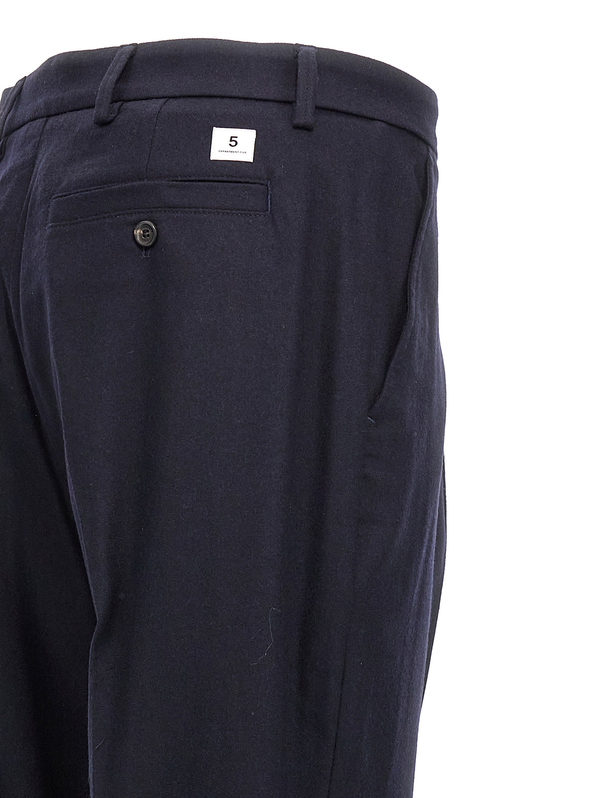 Department 5 Gin Blue Wool Blend Dress Pants for Men