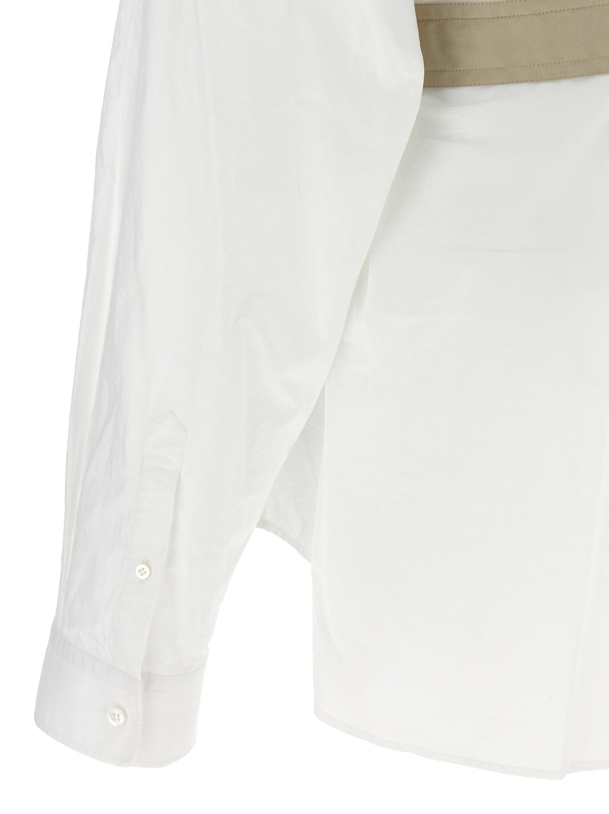 Balenciaga White Cotton Blouse - Modern Elegance for Women
