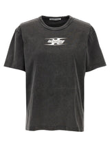 T BY ALEXANDER WANG Gray Cotton T-Shirt for Women