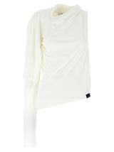 Courrèges White Cotton Long Sleeve T-Shirt