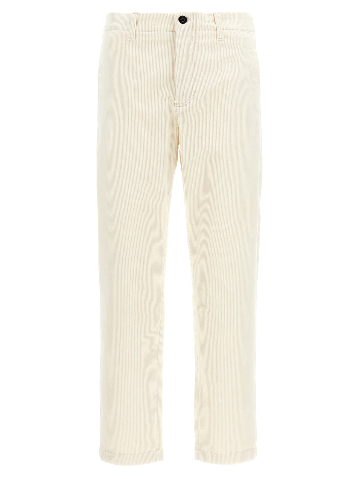 Department 5 White Cotton Casual Pants for Men