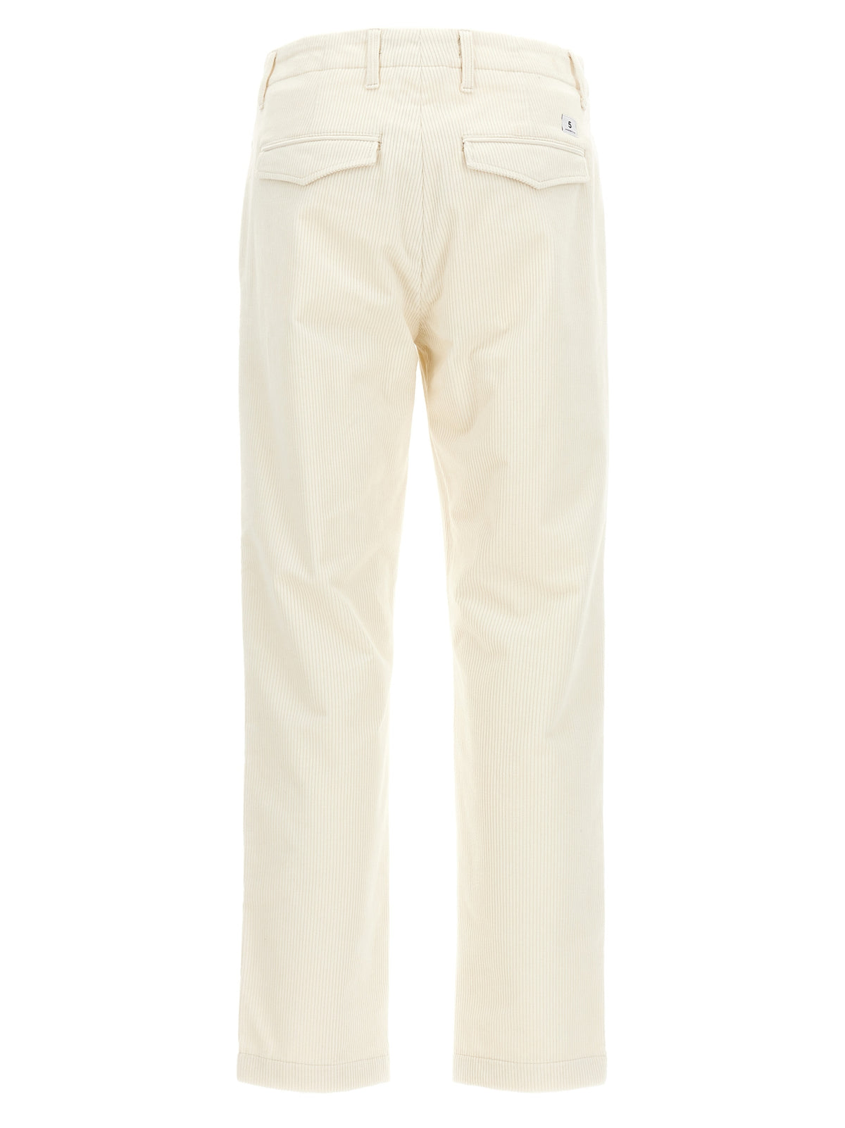Department 5 White Cotton Casual Pants for Men
