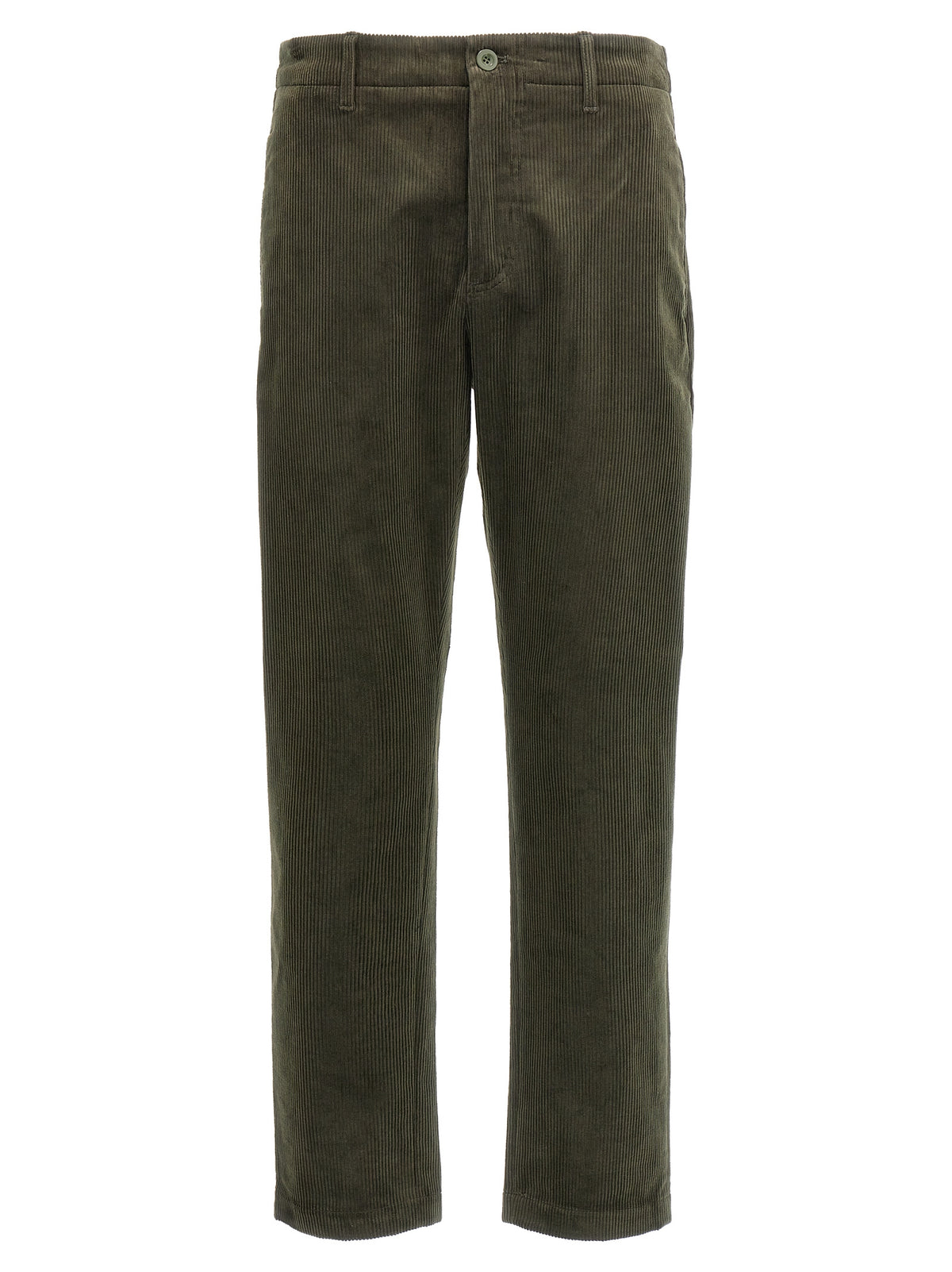 Department 5 Bicolor Cotton Pants - Green