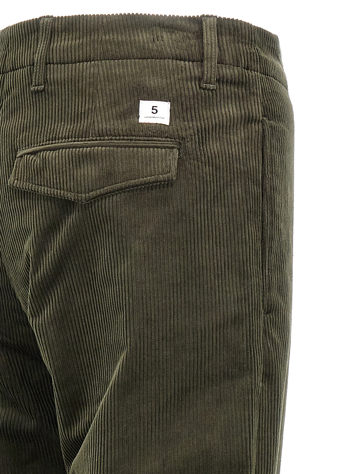 Department 5 Bicolor Cotton Pants - Green