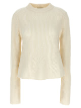 Loulou De Saison White Cashmere Cardigan - Cosmo Sweater