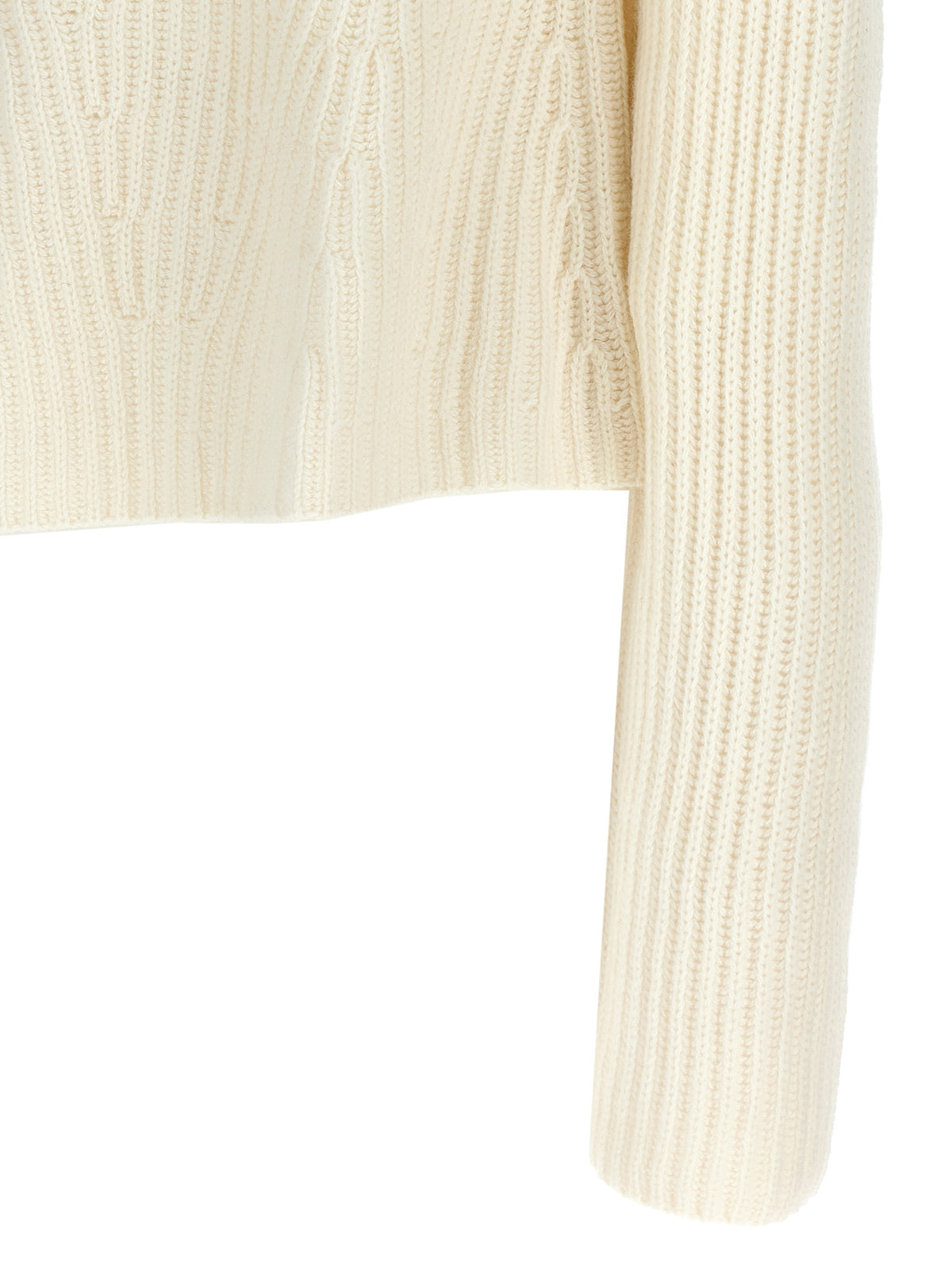 Loulou De Saison White Cashmere Cardigan - Cosmo Sweater