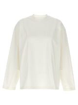 Jil Sander White Cotton Long Sleeve T-Shirt