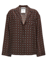 Moschino Brown Silk Blouse - Elegant Fashion Statement
