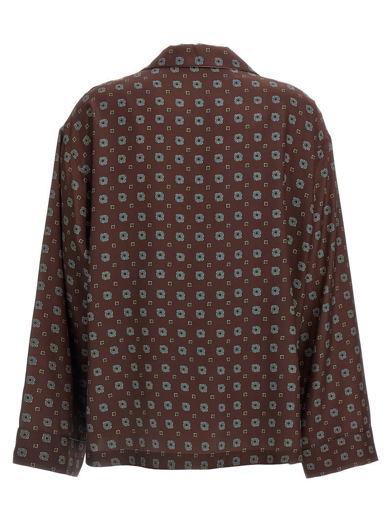 Moschino Brown Silk Blouse - Elegant Fashion Statement