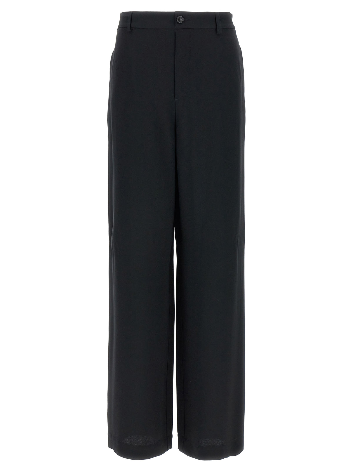 Moschino Black Acetate Casual Pants for Women
