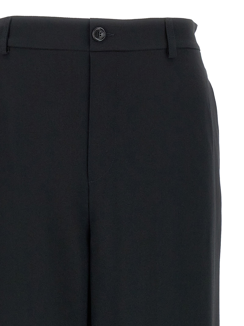 Moschino Black Acetate Casual Pants for Women