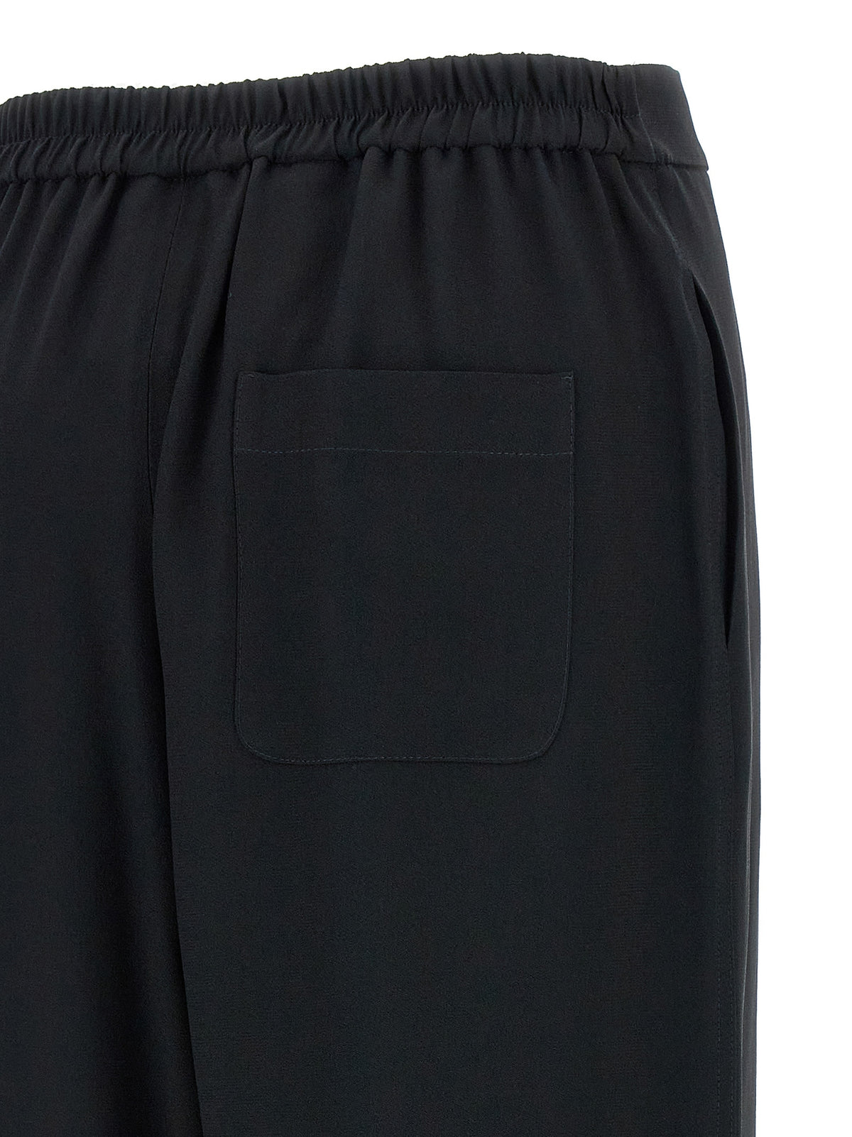 Moschino Black Acetate Casual Pants for Women