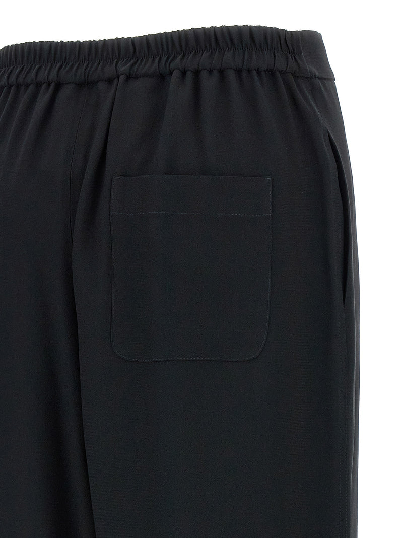 Moschino Black Acetate Casual Pants for Women