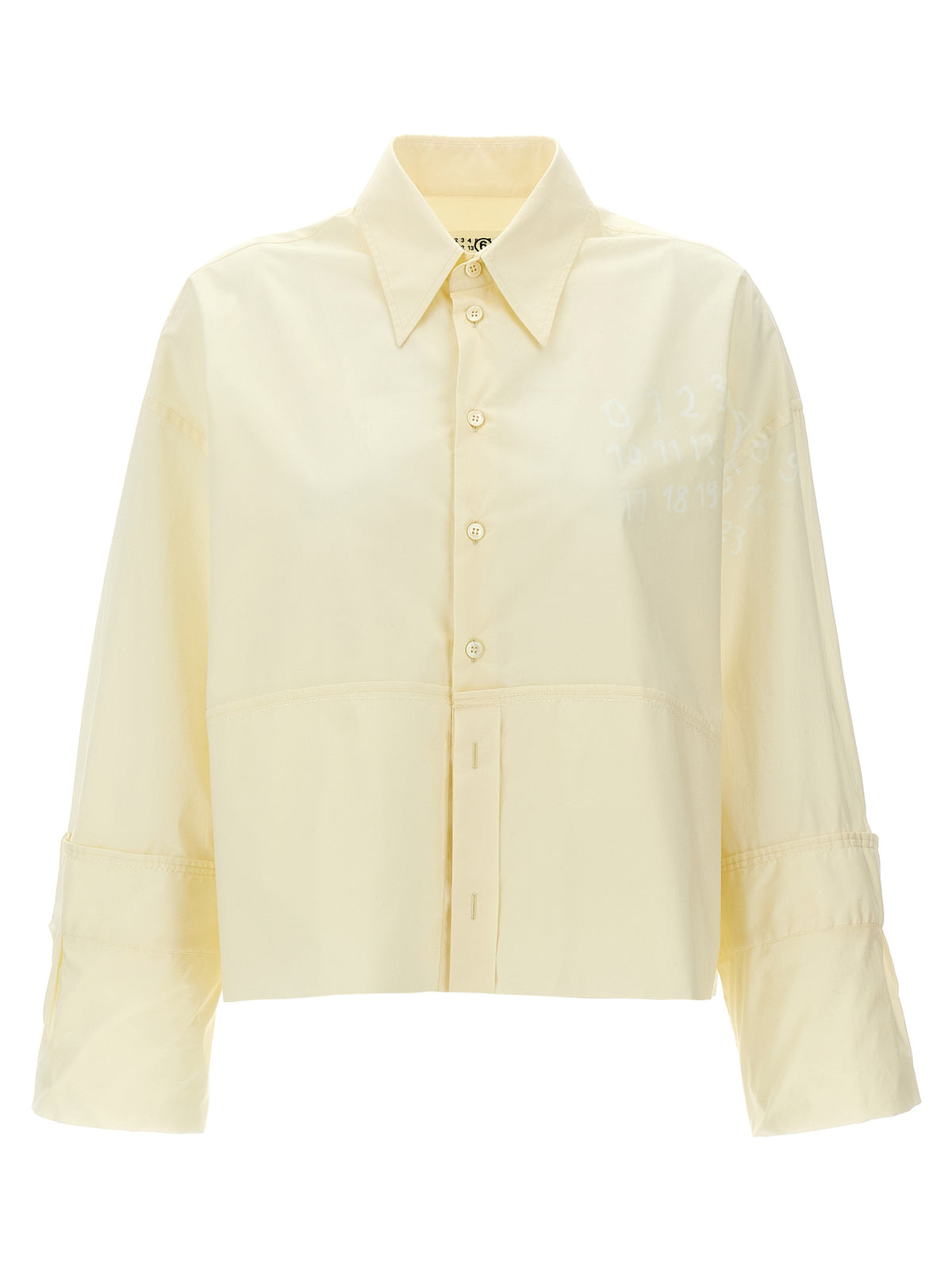 MM6 Maison Margiela White Cotton Blouse for Women