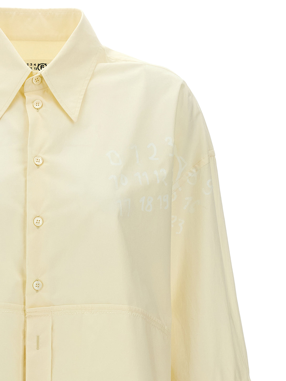 MM6 Maison Margiela White Cotton Blouse for Women