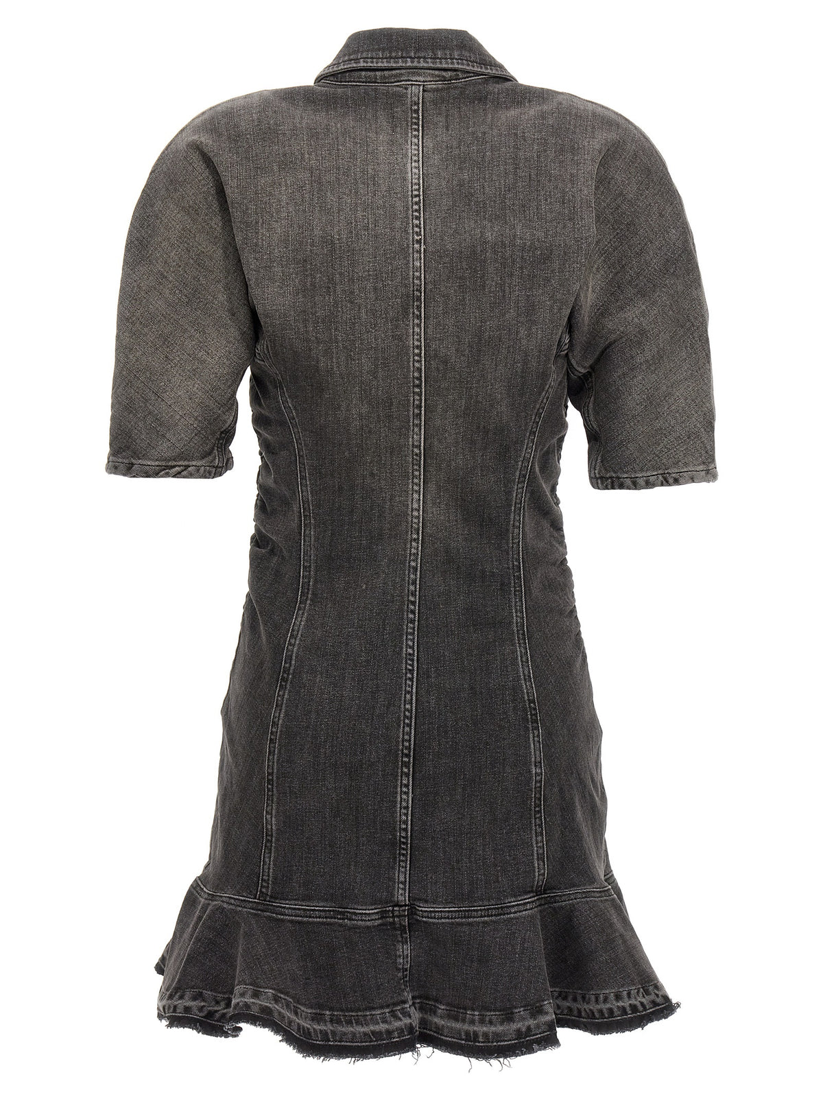 Ganni Black Cotton Short Dress - Chic Tint Edge Design