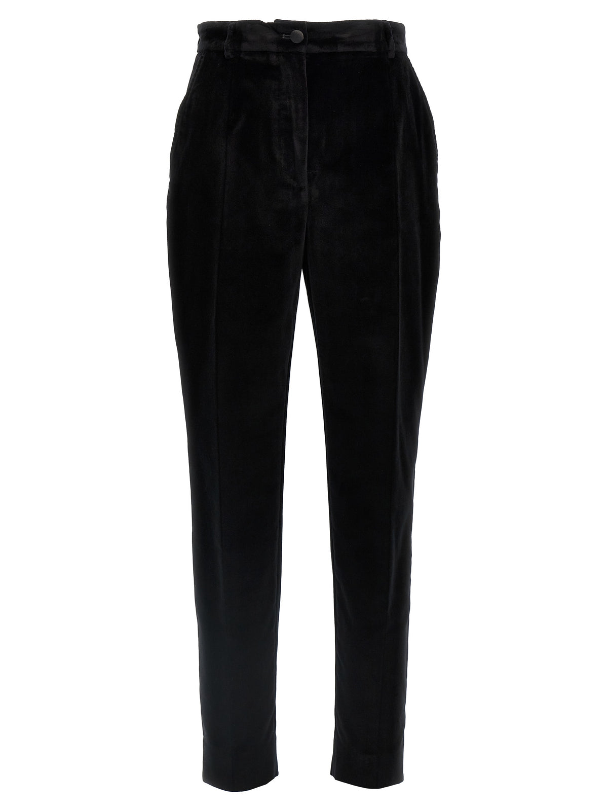 Dolce & Gabbana Black Cotton Dress Pants for Women