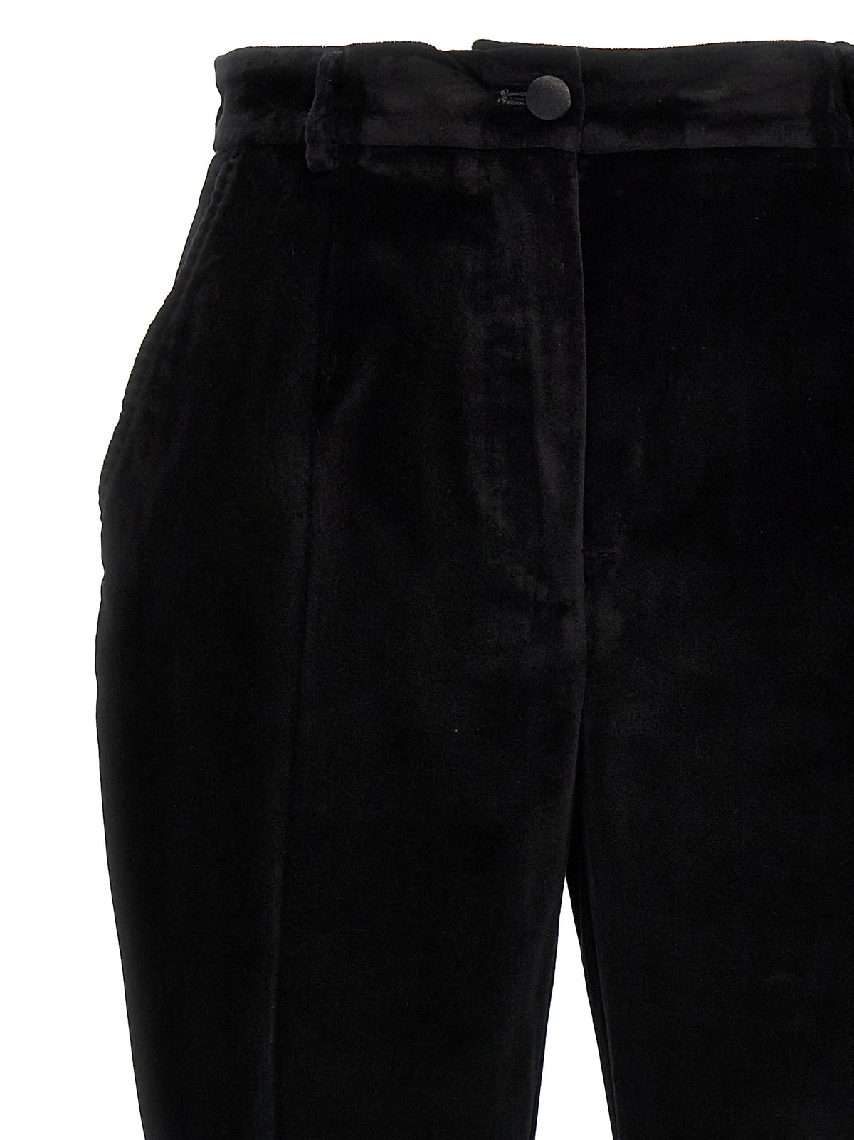 Dolce & Gabbana Black Cotton Dress Pants for Women