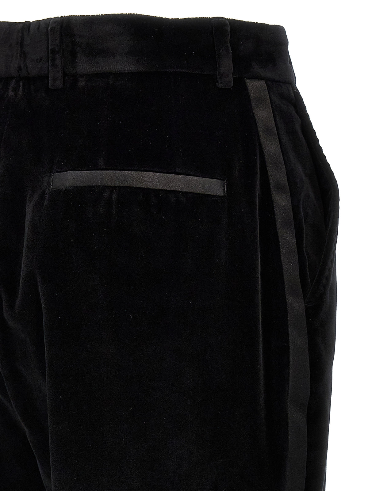 Dolce & Gabbana Black Cotton Dress Pants for Women