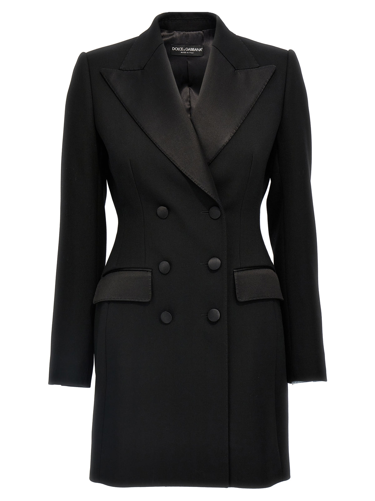 Dolce & Gabbana Black Virgin Wool Blazer for Women
